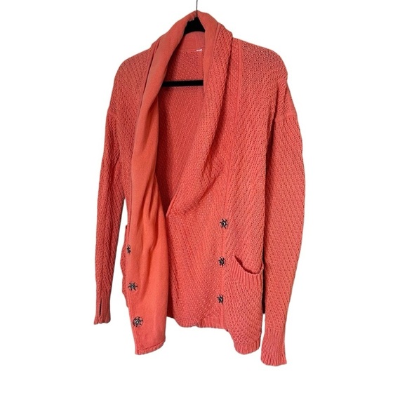 Lululemon Post Practice Cardi-Plum Peach Athleisure Cardigan- Size 4 - Picture 10 of 14